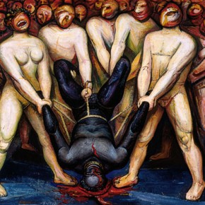 David Alfaro Siqueiros, Cain en los Estados Unidos/ Cain in the United States