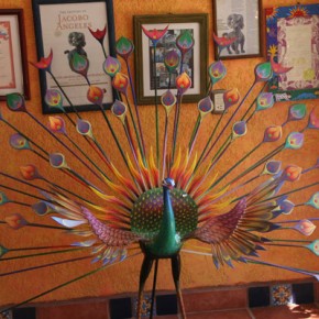 Peacock Alebrije at Ojeda's Shop in Tilcajete.